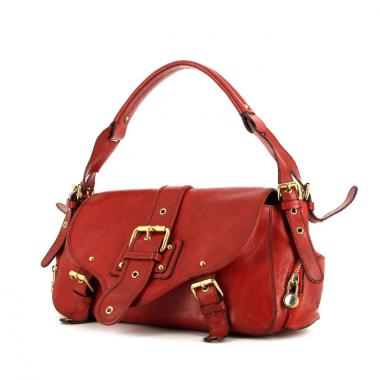 Bolso de mano Marc Jacobs en cuero rojo