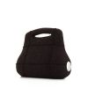 Chanel handbag in brown jersey canvas - 00pp thumbnail