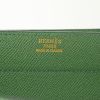 Porte-documents Hermes Sac à dépêches en cuir epsom vert - Detail D4 thumbnail