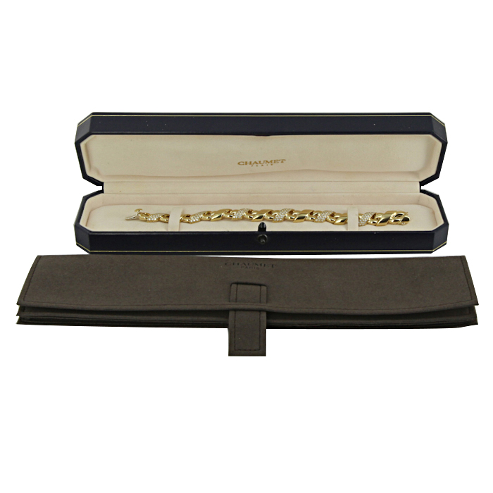 Bracciale Chaumet in oro giallo e diamanti - Detail D2