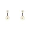 Poiray earrings in white gold and pearls - 00pp thumbnail