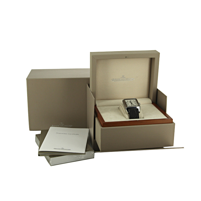 Montre Jaeger Lecoultre Reverso-Squadra en acier Ref :  230877 Vers  2000 - Detail D3