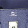 Bolso de mano Hermes Birkin 25 cm en cuero swift azul - Detail D3 thumbnail