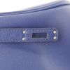 Bolso de mano Hermes Birkin 25 cm en cuero swift azul - Detail D4 thumbnail