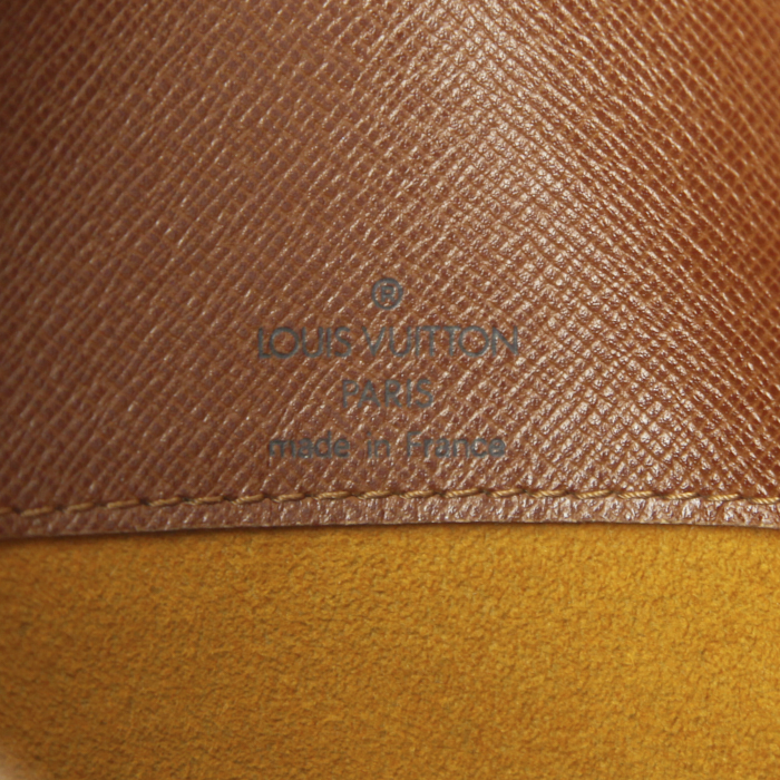 Borsa a tracolla Louis Vuitton Musette in tela monogram e pelle naturale - Detail D3