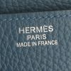 Borsa Hermes Birkin 35 cm in pelle togo blu - Detail D3 thumbnail
