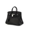Hermes Birkin 25 cm handbag in black Swift leather - 00pp thumbnail