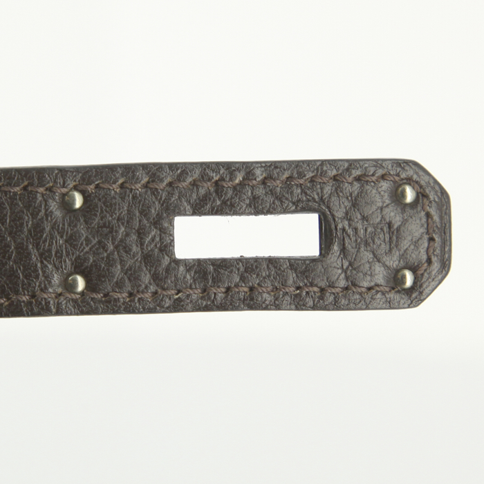 Borsa Hermes Kelly 35 cm in pelle togo marrone - Detail D5
