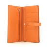 Hermes Béarn wallet in orange epsom leather - Detail D2 thumbnail