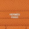 Hermes Béarn wallet in orange epsom leather - Detail D3 thumbnail
