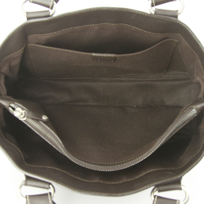 Bolso de mano Celine Boogie en cuero marrón - Detail D2