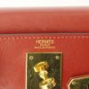 Hermes Kelly 28 cm handbag in red box leather - Detail D4 thumbnail