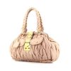 Miu Miu Matelassé handbag in powder pink quilted leather - 00pp thumbnail