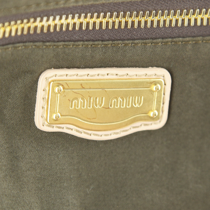 Borsa Miu Miu Matelassé in pelle trapuntata rosa polvere - Detail D3