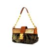 Bolso de mano Louis Vuitton en lona marrón y dorada y cuero natural - 00pp thumbnail