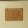Bolso de mano Louis Vuitton en lona marrón y dorada y cuero natural - Detail D3 thumbnail
