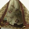 Gucci bag worn on the shoulder or carried in the hand in beige monogram canvas and brown leather - Detail D2 thumbnail