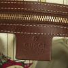 Gucci bag worn on the shoulder or carried in the hand in beige monogram canvas and brown leather - Detail D3 thumbnail