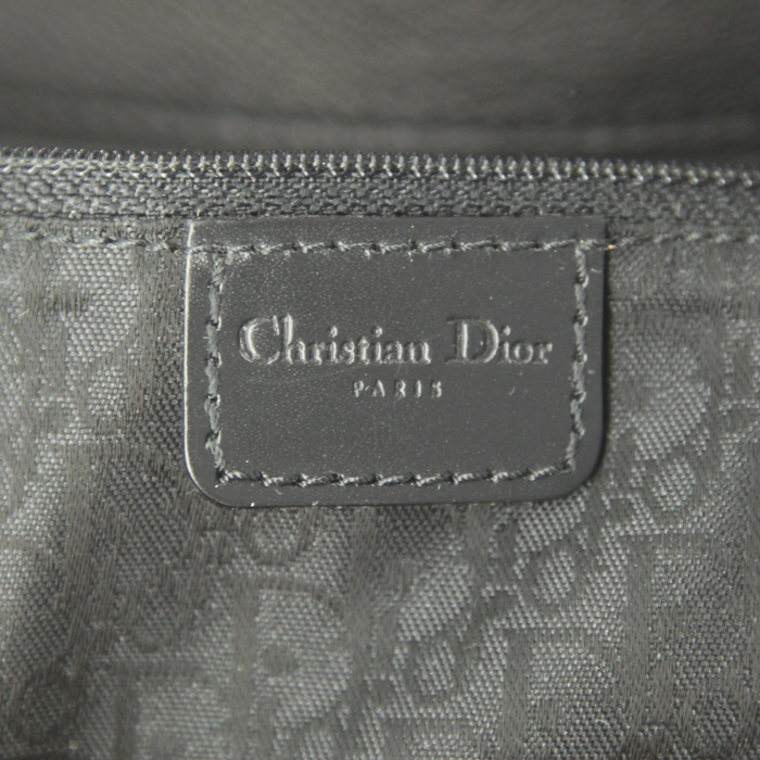 Sac à main Dior Street Chic en cuir noir - Detail D3