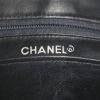 Borsa Chanel Petit Shopping in pelle trapuntata blu con motivo a spina di pesce - Detail D4 thumbnail