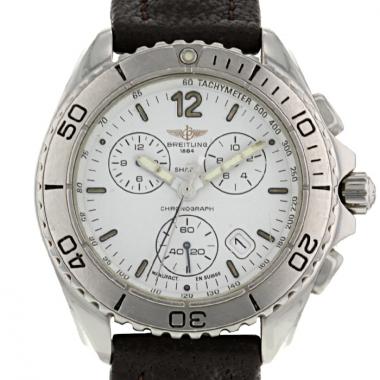 Montre Breitling Shark en acier Ref :  A53605 Vers  1990