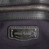 Miu Miu Matelassé bag in navy blue quilted leather - Detail D3 thumbnail