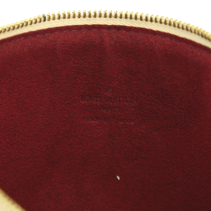Louis Vuitton Pochette accessoires pouch in multicolor monogram canvas and natural leather - Detail D3