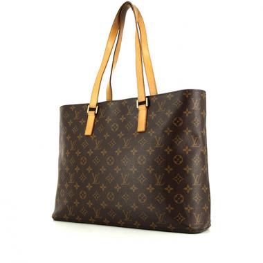 Bolso Cabás Louis Vuitton Luco en lona Monogram y cuero natural