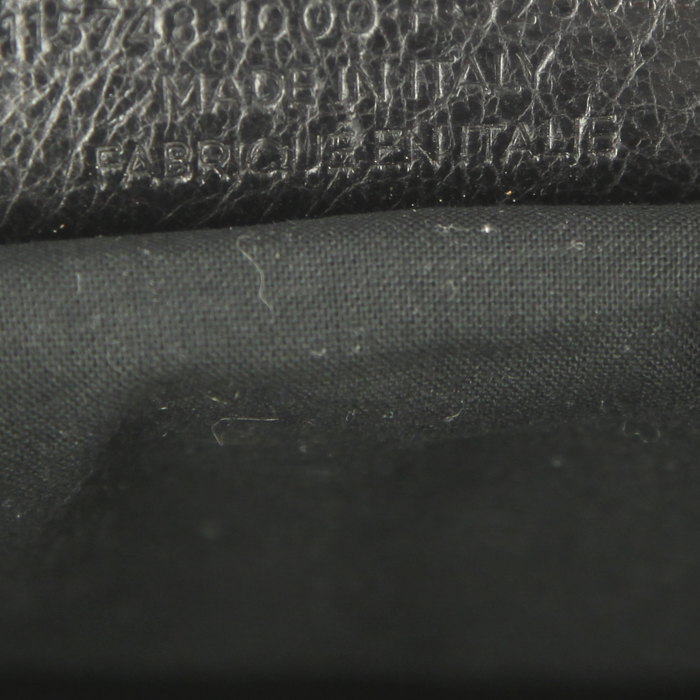 Balenciaga Classic City handbag in black leather - Detail D5