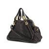 Chloé Paraty handbag in dark brown leather - 00pp thumbnail