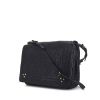 Jerome Dreyfuss Igor shoulder bag in navy blue grained leather - 00pp thumbnail