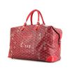 Goyard Boeing 45 travel bag in monogram canvas and pink leather - 00pp thumbnail