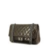 Chanel 2.55 Maxi handbag in brown patent leather - 00pp thumbnail