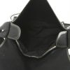 Hermes Buenaventura messenger bag in black canvas and black leather - Detail D2 thumbnail