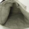 Hermes Marwari shoulder bag in grey felt and brown leather - Detail D2 thumbnail