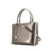 Dior Malice large model shoulder bag in silver patent leather - 00pp thumbnail
