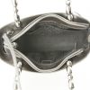 Sac bandoulière Dior Malice grand modèle en cuir vernis gris argenté - Detail D3 thumbnail