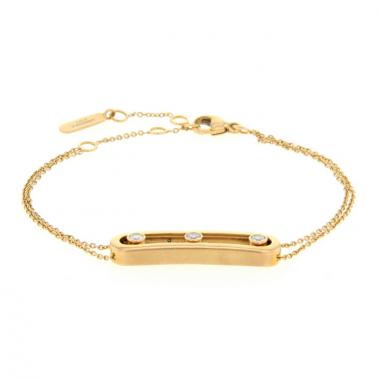 Messika Move bracelet in pink gold and diamonds