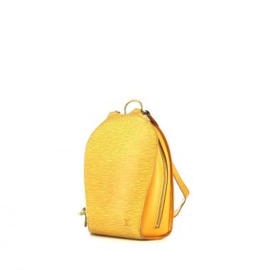 Louis Vuitton Mabillon backpack in yellow epi leather