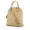 Burberry Bloomsbury shoulder bag in beige grained leather - 00pp thumbnail