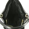 Burberry shopping bag in black leather - Detail D4 thumbnail