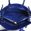 Bolso de mano Saint Laurent Sac de jour en cuero azul eléctrico - Detail D3 thumbnail