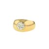Vintage 1980's ring in yellow gold and in diamond - 00pp thumbnail