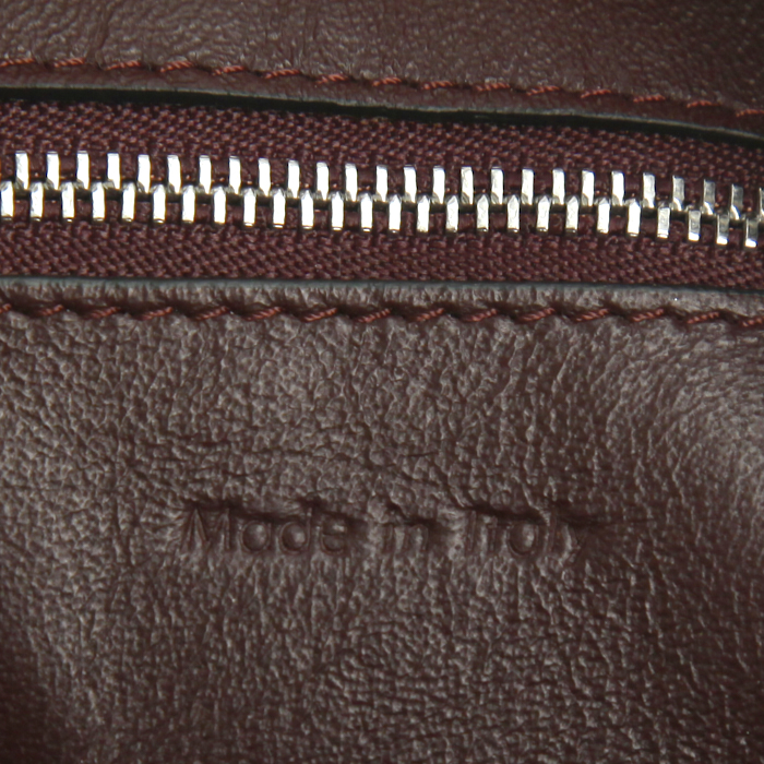 Sac à main Celine en cuir box noir - Detail D3