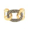 Pomellato Tango cuff bracelet in pink gold and diamonds - 00pp thumbnail