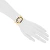 Pomellato Tango cuff bracelet in pink gold and diamonds - Detail D1 thumbnail