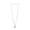 Pomellato Ming long necklace in pink gold and diamonds - 360 thumbnail
