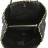 Shopping bag Chanel Grand Shopping in pelle trapuntata nera - Detail D2 thumbnail