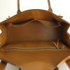 Hermes Drag handbag in gold Chamonix  leather - Detail D2 thumbnail