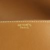 Bolso de mano Hermes Drag en cuero Chamonix color oro - Detail D3 thumbnail